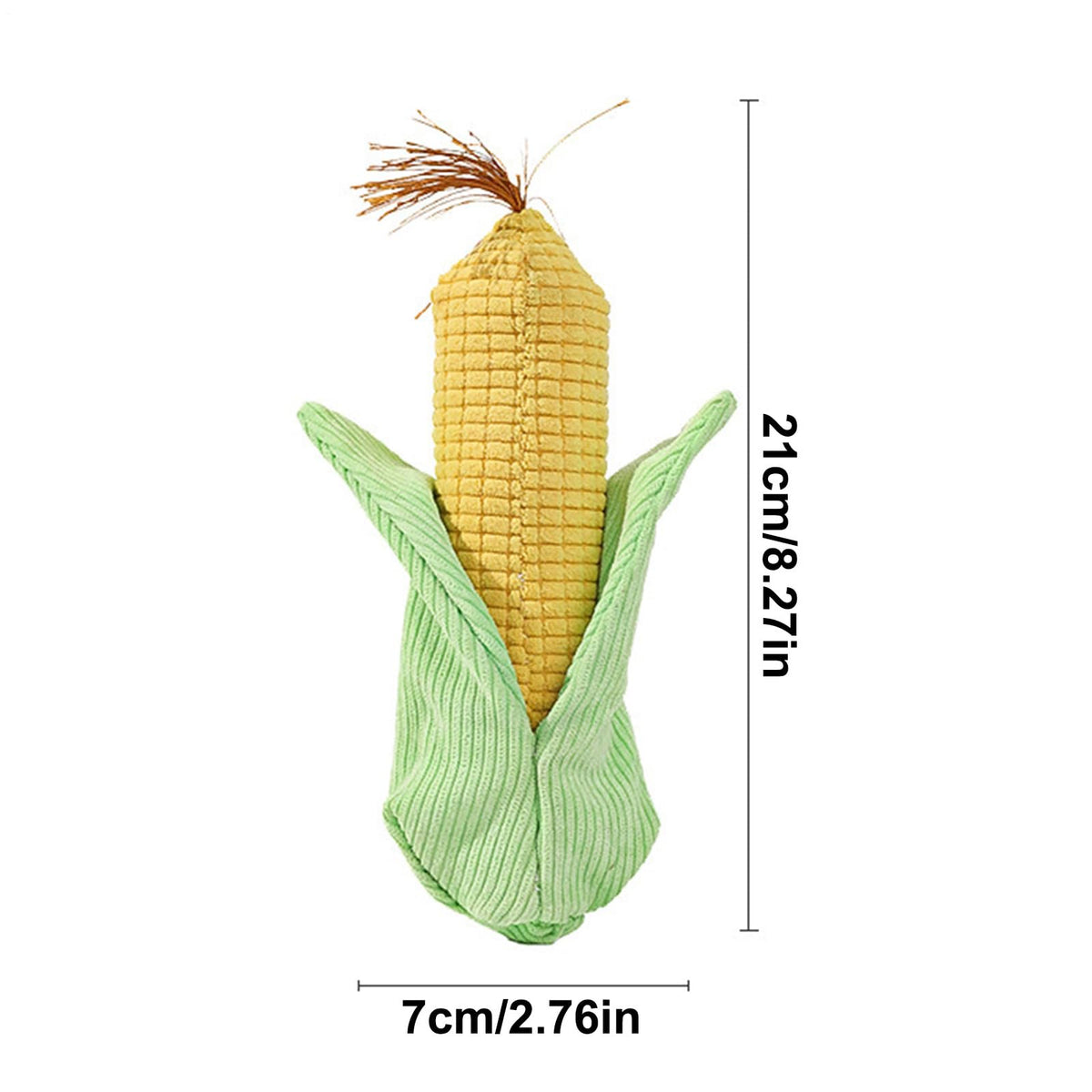 Corn Shaped Squeaky Dog Toy