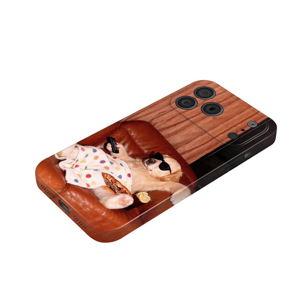 Cute Dog Phone Case for iPhone – Slim Frosted Hard Shell