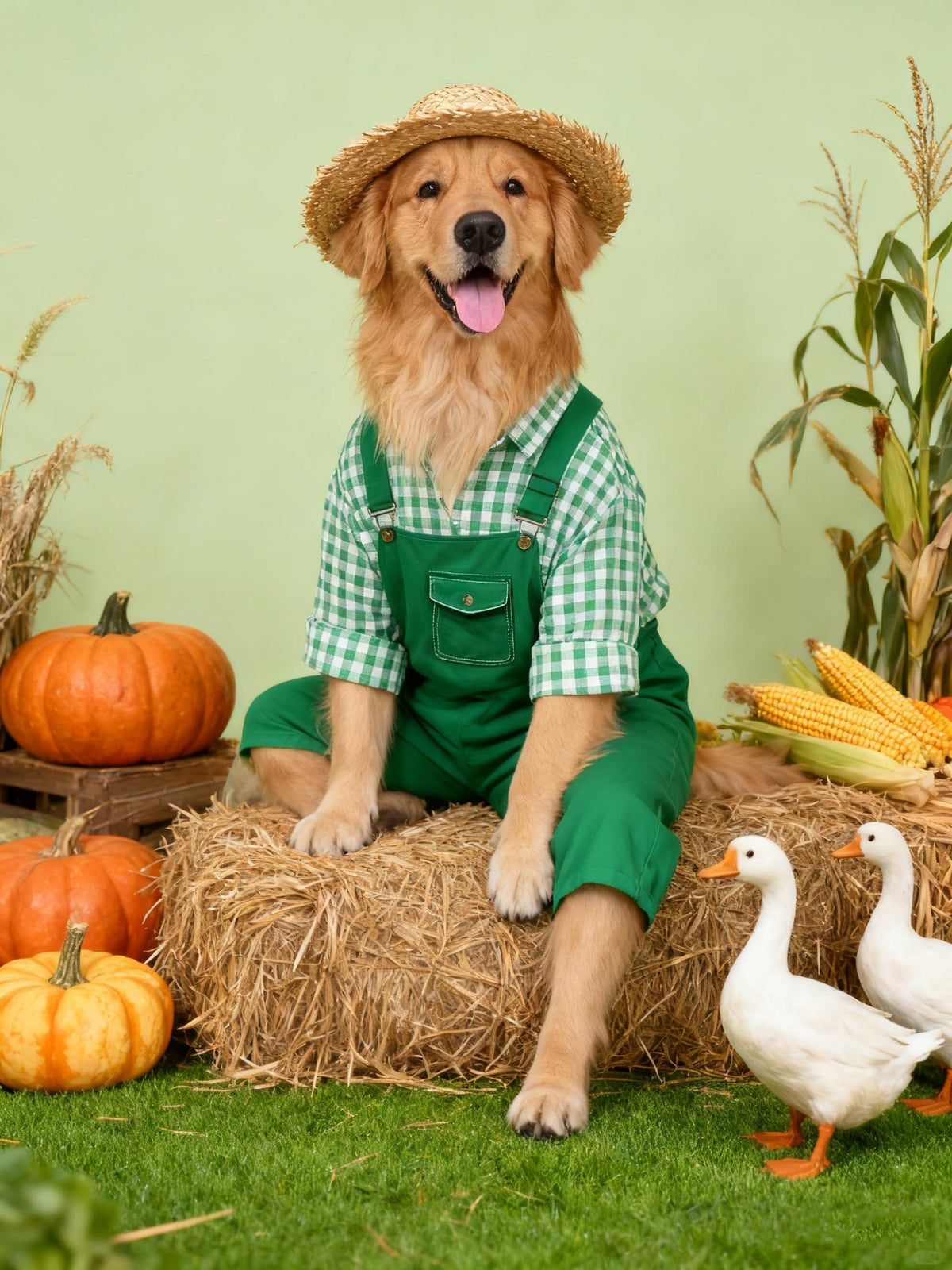 Golden Retriever Diamond Painting Kit, 30 × 40 cm