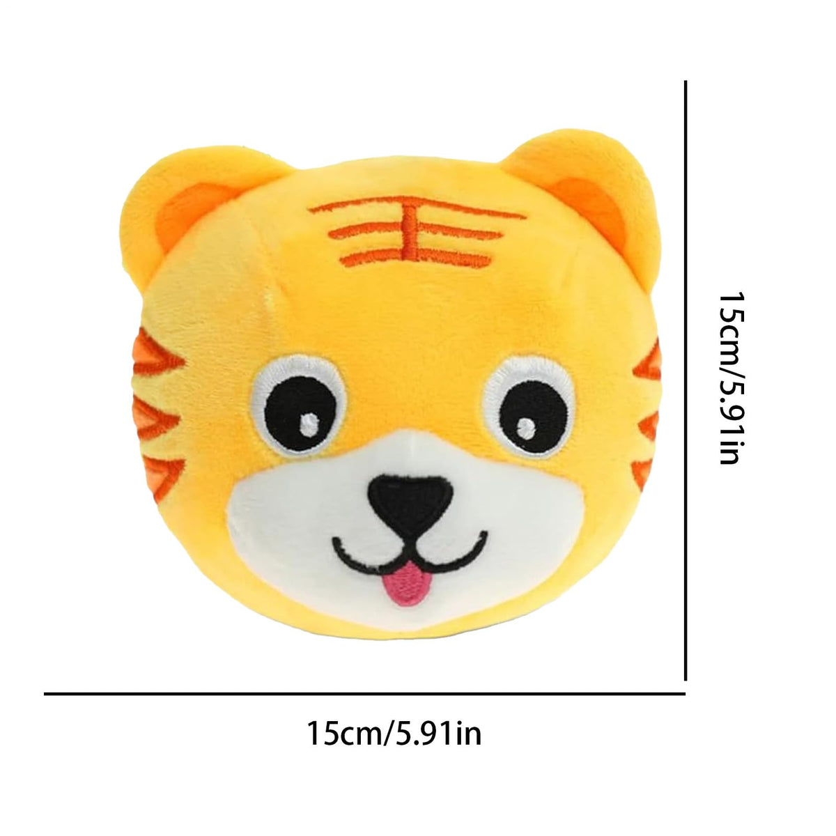 Interactive Jumping Tiger Dog Toy with Recording & Music Modes