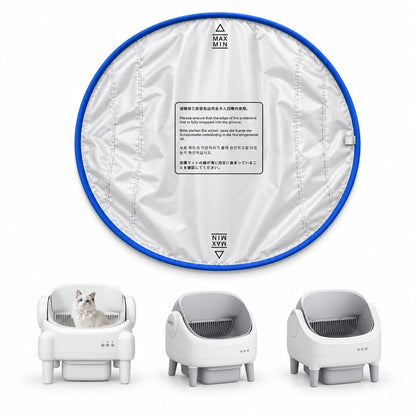 Oval Waterproof Liner for Self-Cleaning Cat Litter Boxes – 15.8 x 14.5 Inch