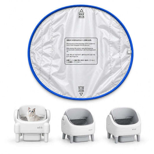 Oval Waterproof Liner for Self-Cleaning Cat Litter Boxes – 15.8 x 14.5 Inch