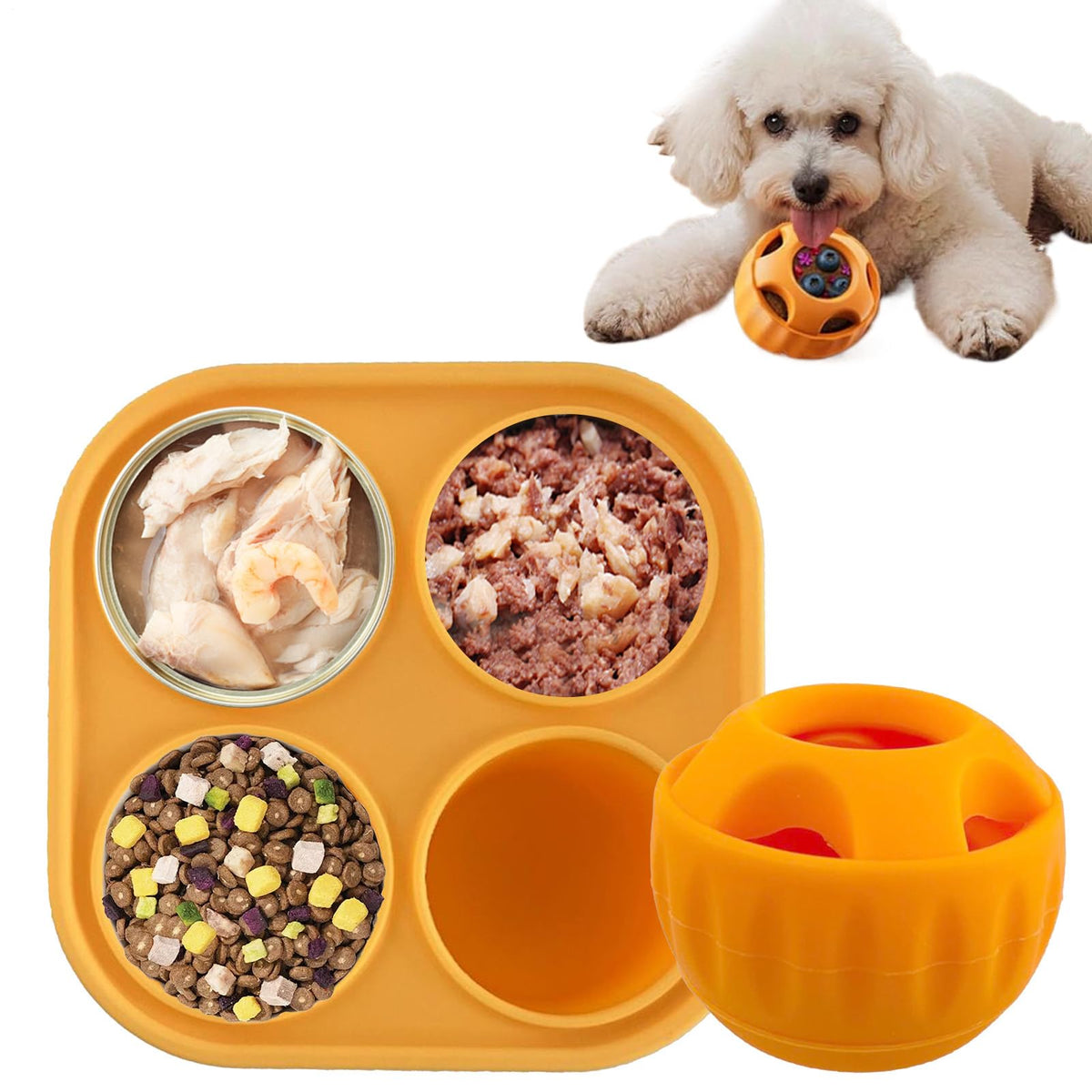 Frozen Treat Enrichment Dog Toy Set