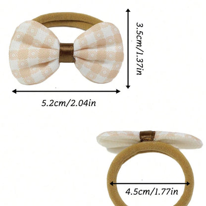 16-Piece Elastic Ribbon Bow Ties for Puppies & Small Dogs