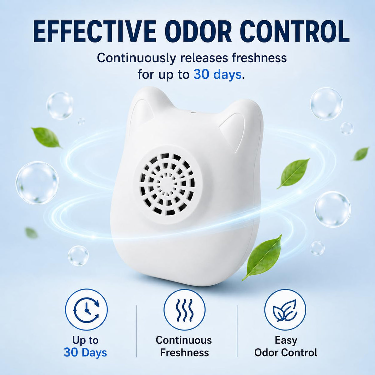 4-Pack Automatic Cat Litter Box Deodorizer – Fits Cumrige, Fumoi & More