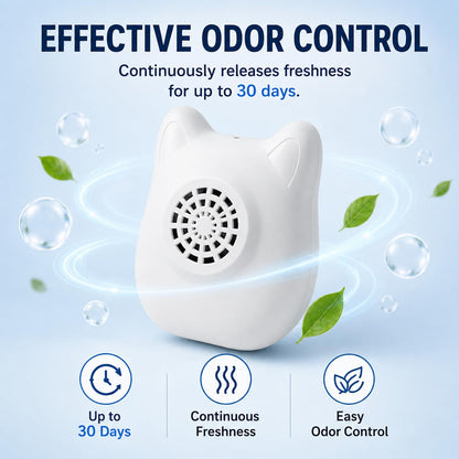 4-Pack Automatic Cat Litter Box Deodorizer – Fits Cumrige, Fumoi & More
