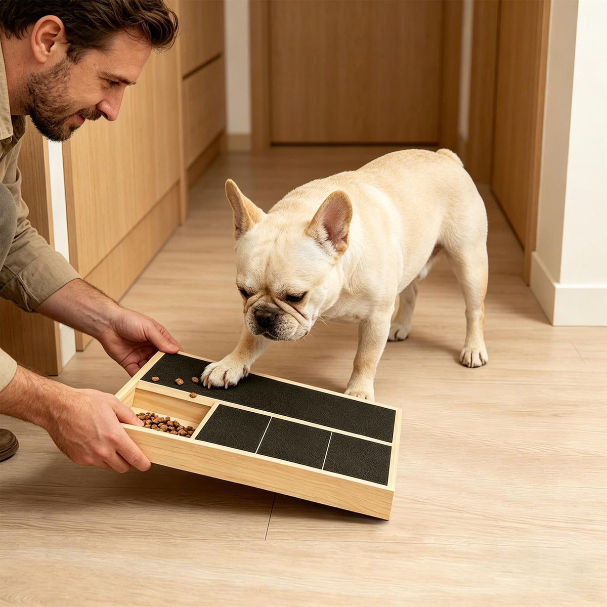 Dog Nail Scratch Pad with Treat Box