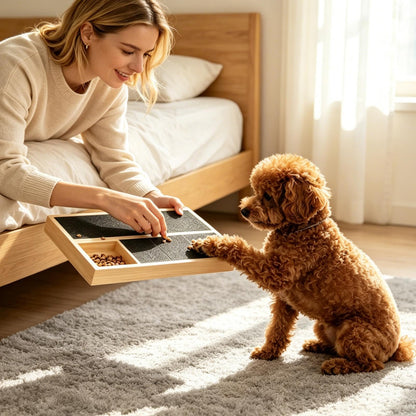 Dog Nail Scratch Pad with Treat Box