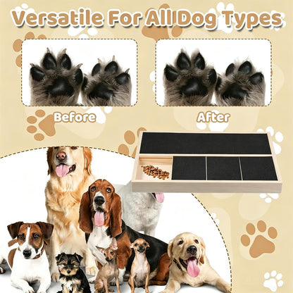 Dog Nail Scratch Pad with Treat Box