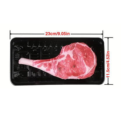 Steak-Shaped Squeaky Dog Toy