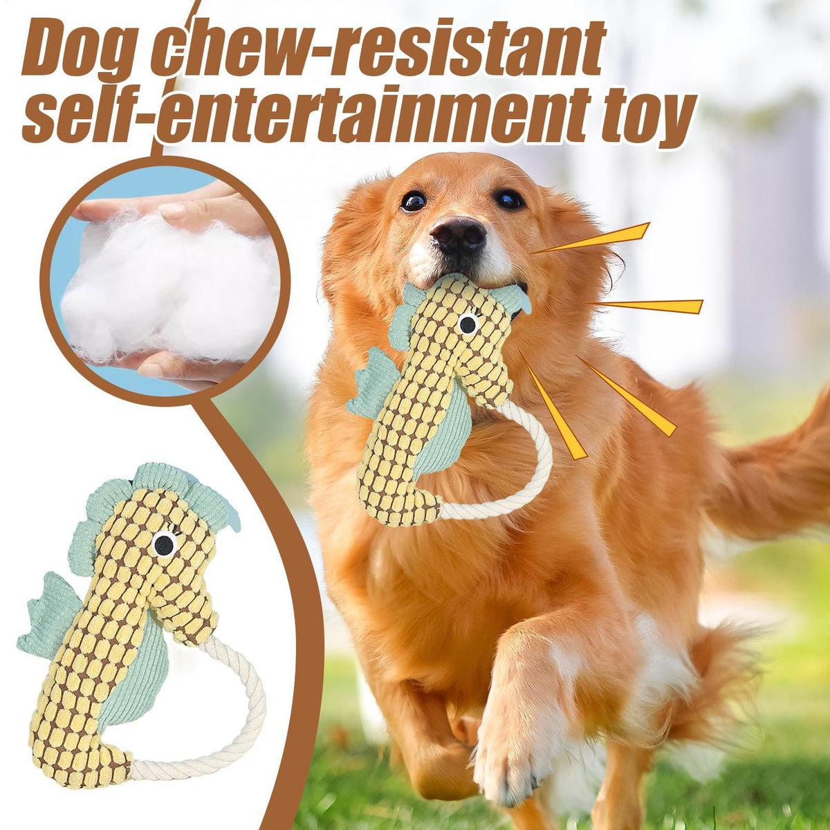 Plush Squeaky Dog Toys for Interactive Play