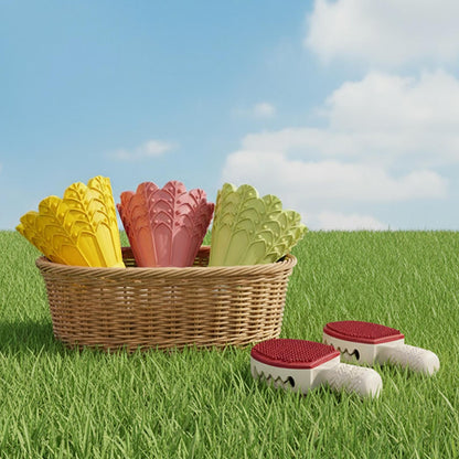 4 Pieces Interactive Dog Badminton Toy Set