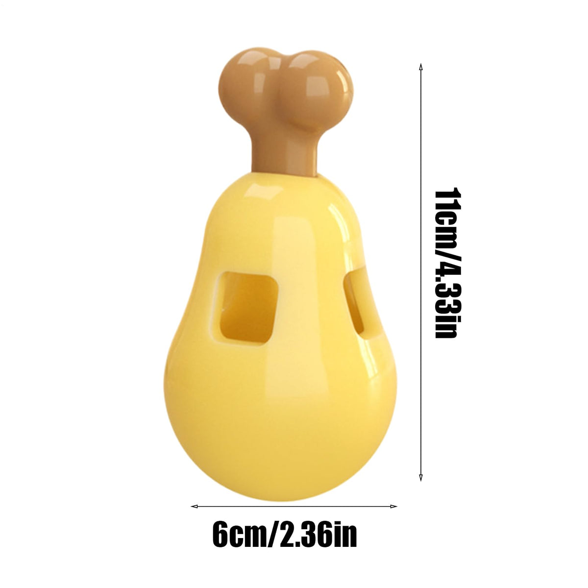 Wobble Chicken Leg Treat Dispenser Toy for Dogs & Cats
