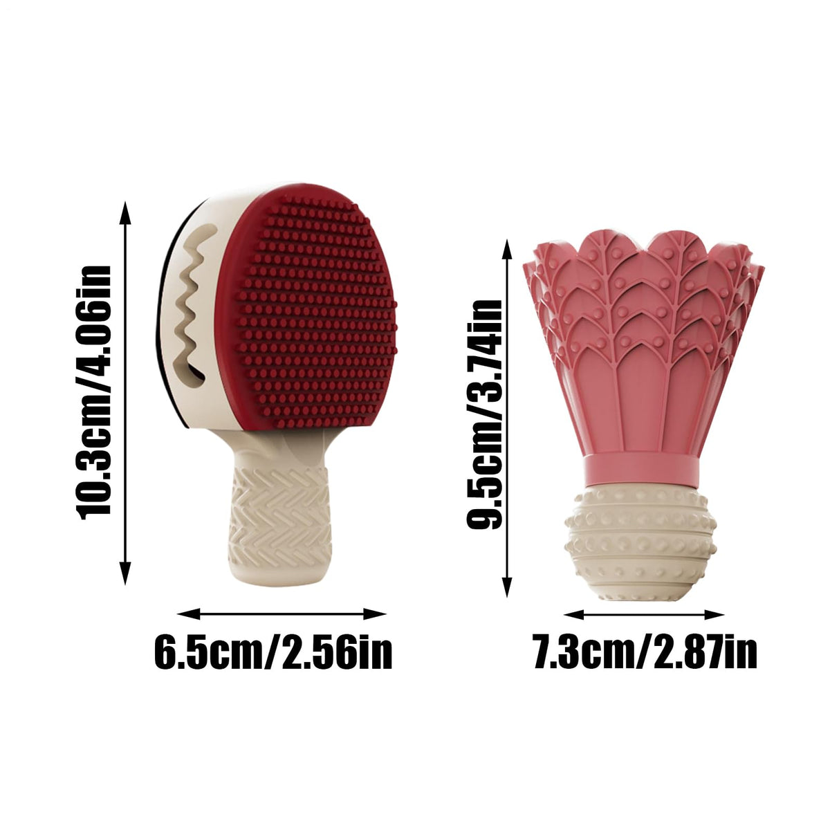 4 Pieces Interactive Dog Badminton Toy Set