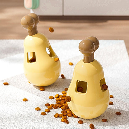Wobble Chicken Leg Treat Dispenser Toy for Dogs & Cats