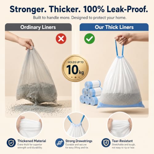 90-Count Self-Cleaning Cat Litter Box Liners – 18 x 20 Inch