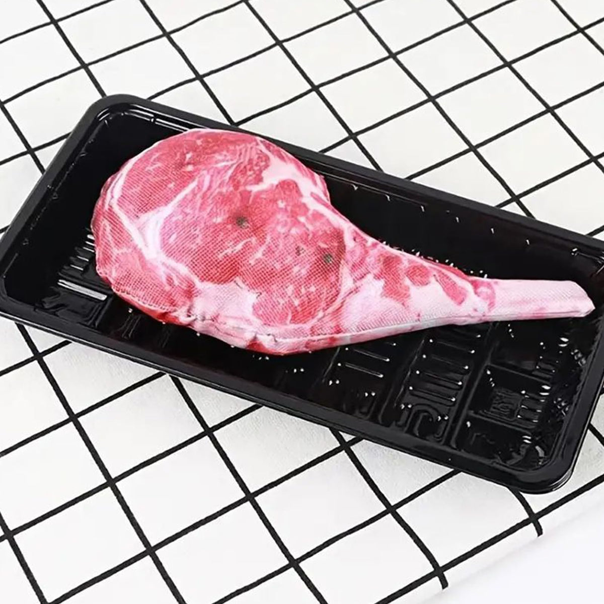 Steak-Shaped Squeaky Dog Toy