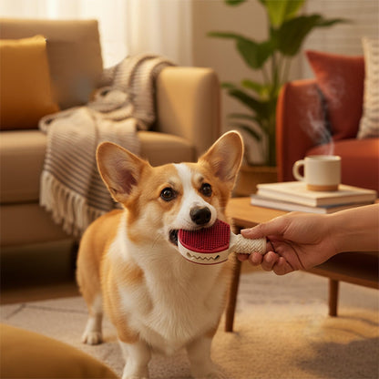 4 Pieces Interactive Dog Badminton Toy Set
