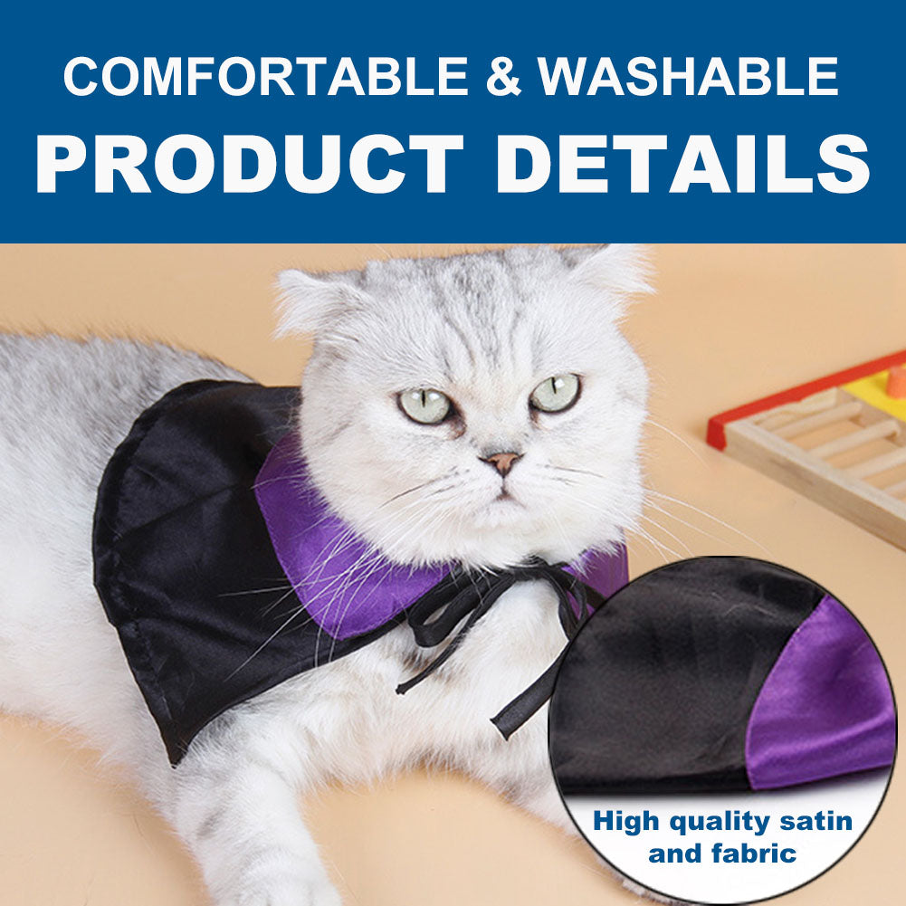 Disfraz de mago de gato para Halloween, para perros pequeños, medianos y grandes, disfraces de cosplay, decoraciones para fiestas 