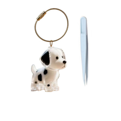 Portable Dog Hairs Storage Bottle with Chain, Memorial Dog Hair Keepsake for Paw Parents