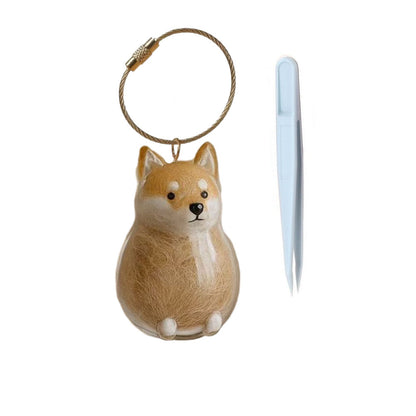 Portable Dog Hairs Storage Bottle with Chain, Memorial Dog Hair Keepsake for Paw Parents