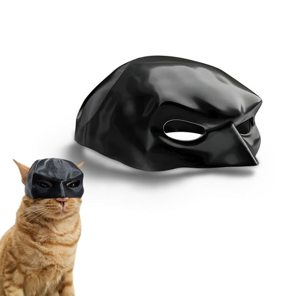 Black Bat Mask Cat Cosplay Apparel for Small Medium Large Cat