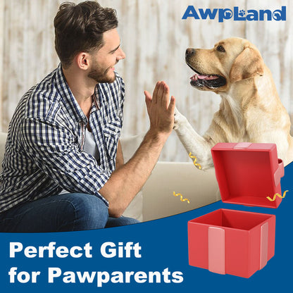 Portable Dog Hairs Storage Bottle with Chain, Memorial Dog Hair Keepsake for Paw Parents
