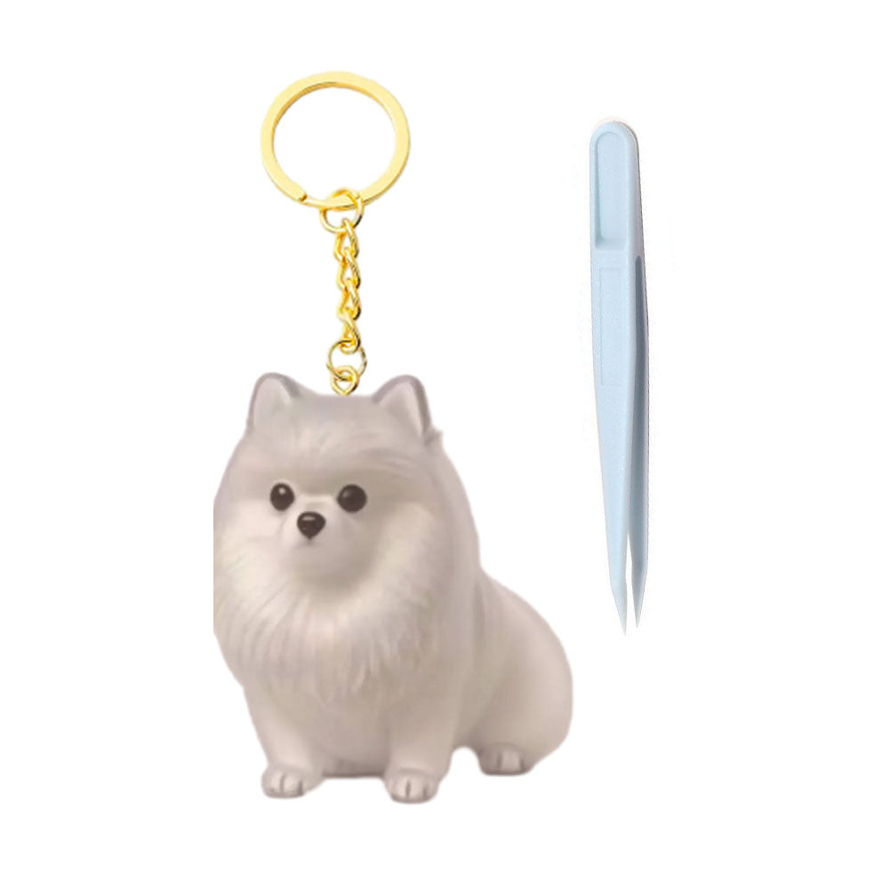 Dog Hair Keepsake Keychain – Pet Memorial Keepsake for Dog Owners