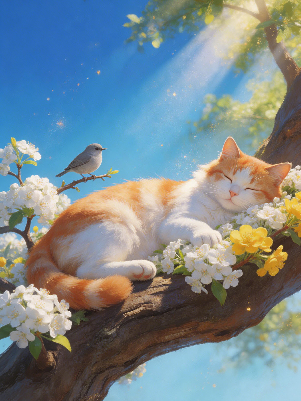 Cat Diamond Painting Kit, 30 × 40 cm