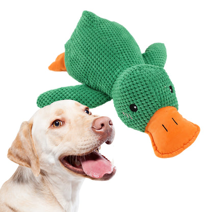 Cute Duck Plush Squeaky Dog Toys for Small, Medium and Large Dogs