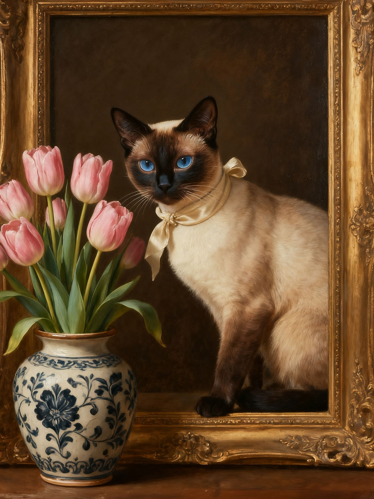 Cat Diamond Painting Kit, 30 × 40 cm