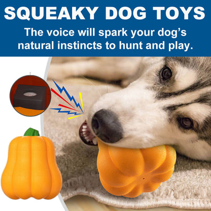 Pumpkin Dog Chew Toys for Aggressive Chewers for Small Medium Large Dogs