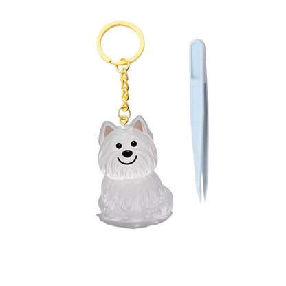 Dog Hair Keepsake Keychain – Pet Memorial Keepsake for Dog Owners