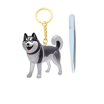 Dog Hair Keepsake Keychain – Pet Memorial Keepsake for Dog Owners