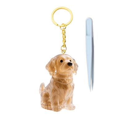 Dog Hair Keepsake Keychain – Pet Memorial Keepsake for Dog Owners