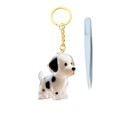 Dog Hair Keepsake Keychain – Pet Memorial Keepsake for Dog Owners
