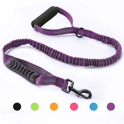 Strong Bungee Shock Absorbing Dog Leash  for Small Medium and Large Dogs Training and Walking