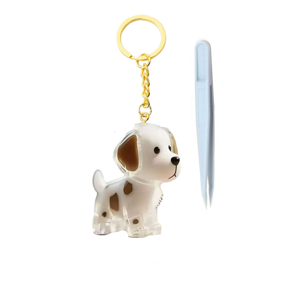 Dog Hair Keepsake Keychain – Pet Memorial Keepsake for Dog Owners