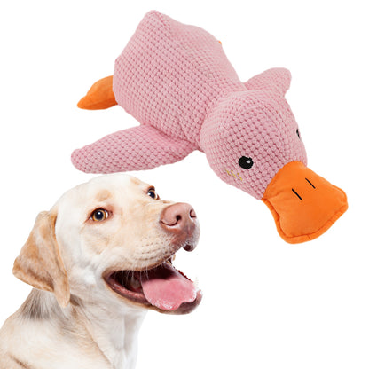 Cute Duck Plush Squeaky Dog Toys for Small, Medium and Large Dogs