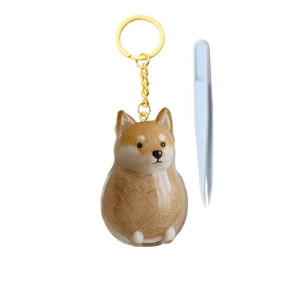 Dog Hair Keepsake Keychain – Pet Memorial Keepsake for Dog Owners