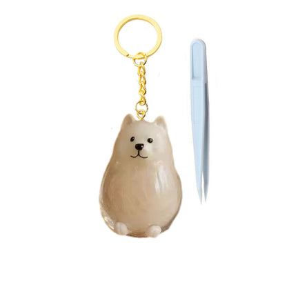 Dog Hair Keepsake Keychain – Pet Memorial Keepsake for Dog Owners