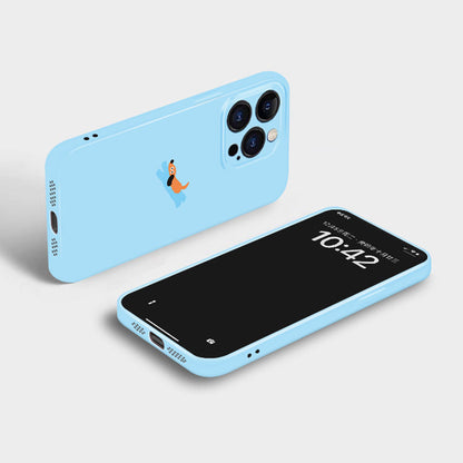 Cute Dog Phone Case for iPhone – Slim Frosted Hard Shell