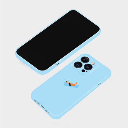 Cute Dog Phone Case for iPhone – Slim Frosted Hard Shell
