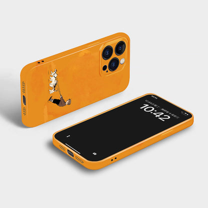 Cute Dog Phone Case for iPhone – Slim Frosted Hard Shell
