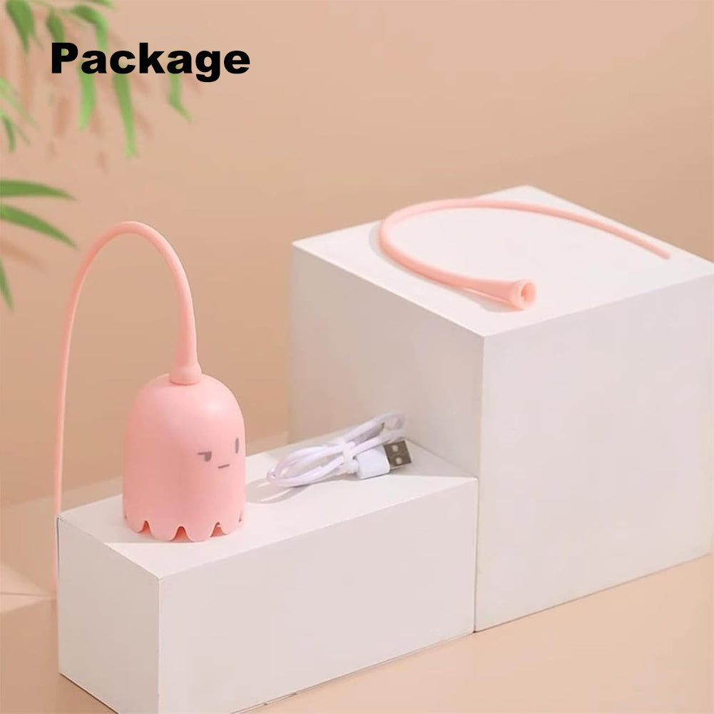 Automatic Sensing and Moving Silicone Cat Toy with Rotating and Jumping Long Tail