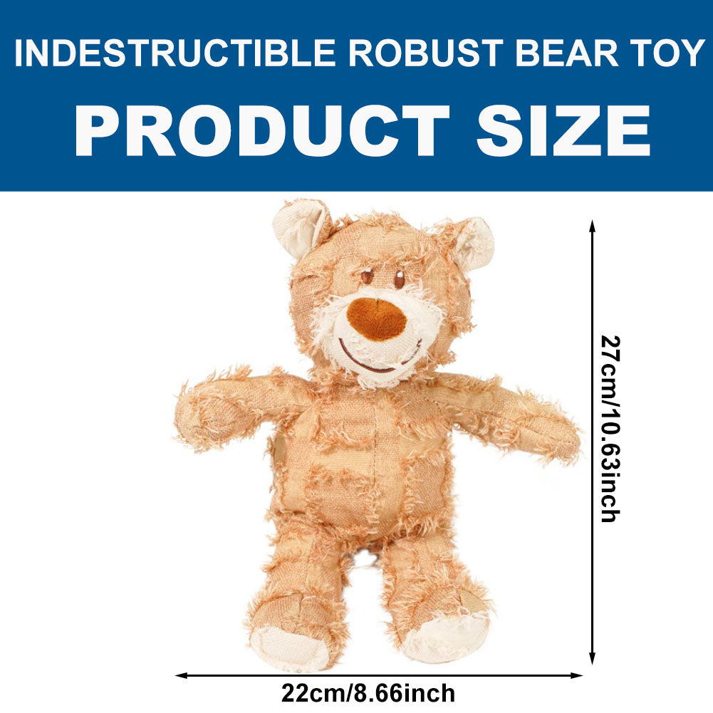 Indestructible Robust Bear Dog Toy for Large Dogs, Medium Small Dogs