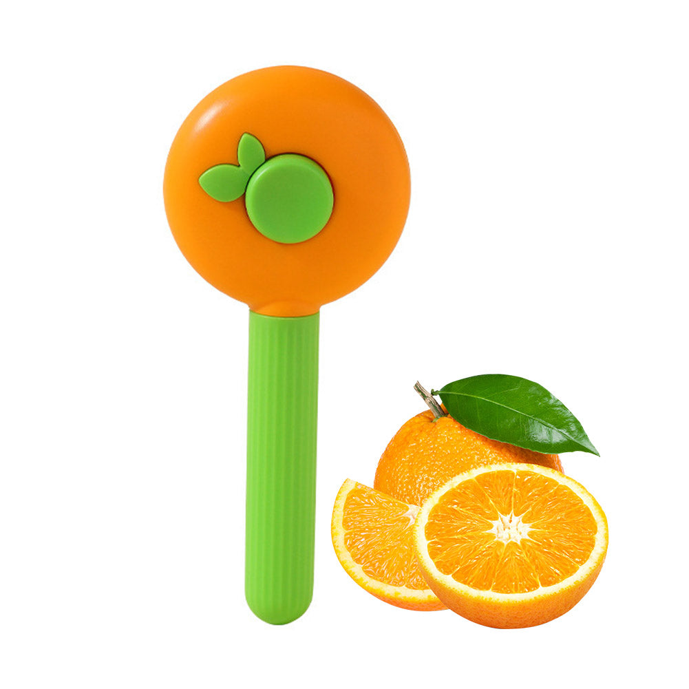 Orange Self-Cleaning Dog & Cat Grooming Brush with Release Button