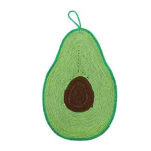 Avocado Shape Cat Scratch Mats, Anti-Slip Cat Scratching Pads Toy for Indoor Cats