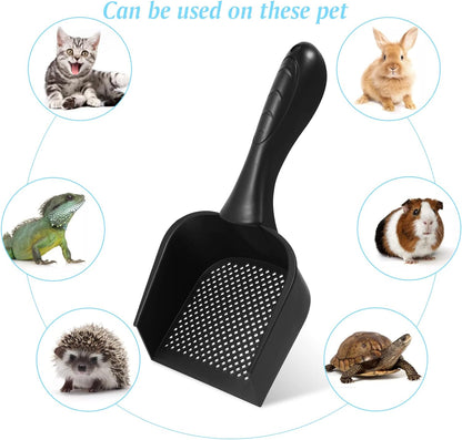 Awpland Cat Litter Scoop with Handle for Easy Sifting and Clean All Cat Litter Box