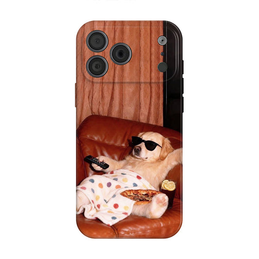 Cute Dog Phone Case for iPhone – Slim Frosted Hard Shell